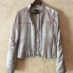 Silver lightweight jacket